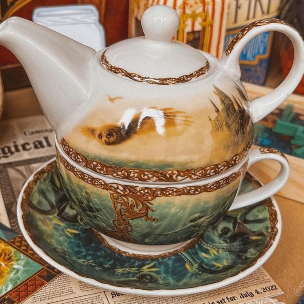 Litjoy Crate Magical Harry Potter Teapot & Teacup set.